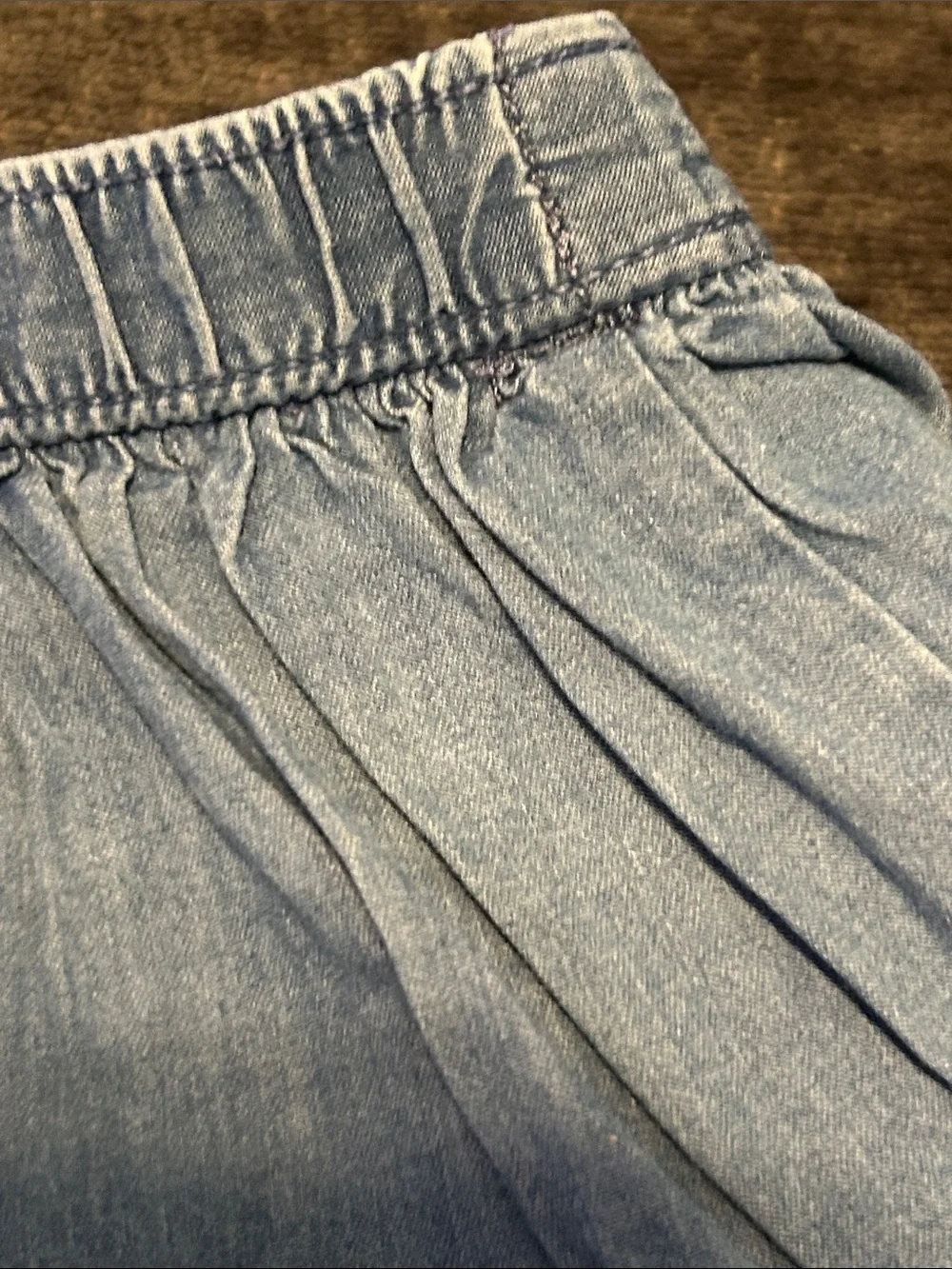 Gymboree Light Wash Tiered Denim Skirt - 5T